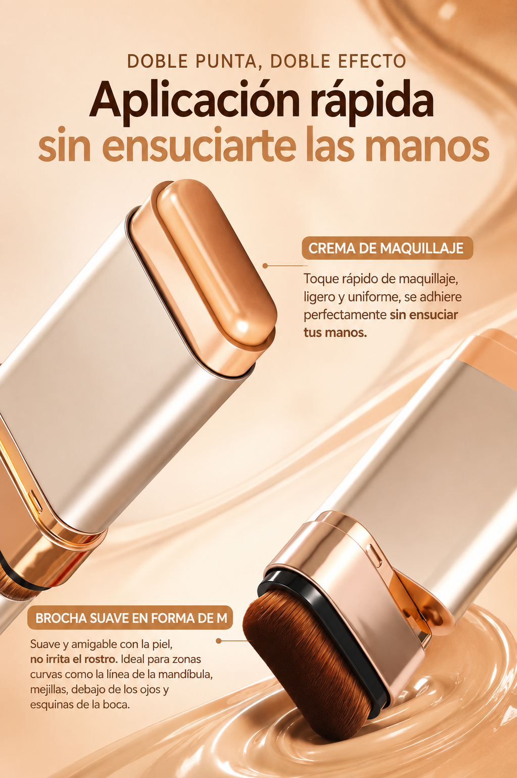 Base Premium 3 en 1 | Base + Corrector + Brocha